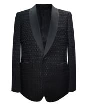  Alberto Nardoni Brand Mens Black 1 Button Cheap Priced Designer Fashion Dress