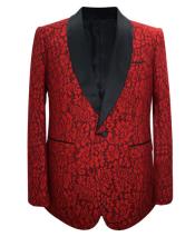  Nardoni Brand Mens Red Paisley Matching Fashion Bow Tie Cheap Priced Designer Fashion Dress Casual Blazer On