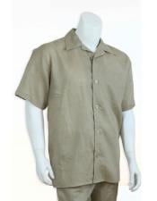  Mens 100% linen Casual Two Piece Mens Walking Outfit For Sale Pant