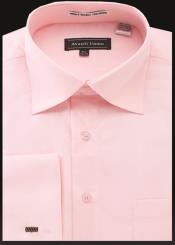  Mens Avanti Uomo French Cuff Shirt Pink