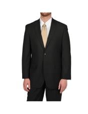  Mens Black  Classic Fit Two Button Suit Separates Any Size Jacket