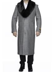  Mens Big And Tall Overcoat Long Mens Dress Topcoat - Winter coat Outerwear Coat Up to Size 68