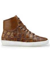 Brown Laceup Shoe