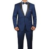  Mens James Bond Outfit Midnight Blue