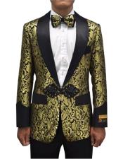  Cheap Priced Mens Printed Unique Patterned Print Floral Tuxedo Flower Jacket Prom