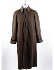  Big And & Tall Trench Coat Brown