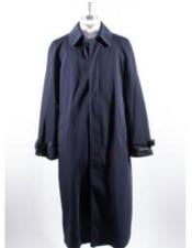  Mens Big And & Tall Trench Coat Navy