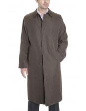  Big And & Tall Trench Coat Bark Brown