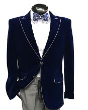 Classic Long Royal Blue Fashion Zoot Suit