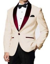  Style#-B6362 Mens Ivory Cheap Priced Designer Fashion Dress Casual Blazer On Sale
