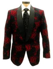  Cheap Priced Designer Fashion Dress Casual Blazer On Sale Red ~ Black One Button Cheap Priced Blazer