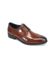  Mens Lace-Up Shoes by Carrucci - Brown