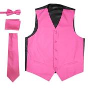  Mens Solid Fuchsia Big and Tall