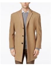  Mens Tan Three Button Designer Mens Peacoat Sale Long Jacket Mens Carcoat