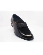  Black Patent Leather Tuxedo Dress Carrucci Shoe For Men Perfect for Wedding