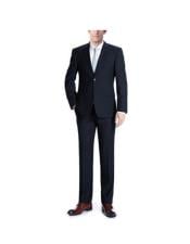  Renoir Suits - Renoir Fashion Mens Double vent  Wool Slim-Fit 2-Piece