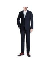  Renoir Suits - Renoir Fashion Mens Slim Fit 3-Piece Suit In Dark