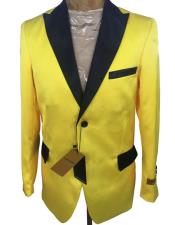  Mens Yellow Cheap Priced Designer Fashion Dress Casual Blazer On Sale Blazer