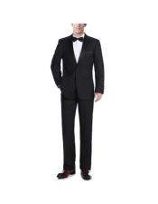  Renoir Suits - Renoir Fashion Verno Mens  Black Besom Two Pockets