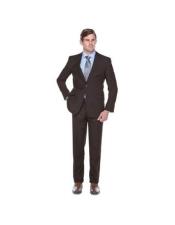  Renoir Suits - Renoir Fashion Verno De Palma Mens Brown Slim Fit