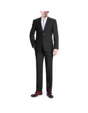  Renoir Suits - Renoir Fashion Verno Adessi Mens Black  Slim Fit