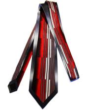  Mens Extra Long Red Silk Tie