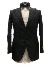  Button  Peak Label Tuxedo Suit for Men