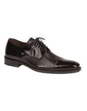  Mens Black Hand Made Lace Up Shoe