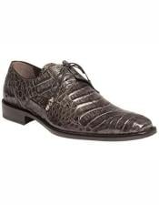  Mens Gray Lace Up Palin Toe Leather Lining  Shoe