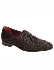  Loafer Design Slip On Black Shoe