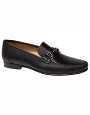  Mens Stylish Dress Loafer Design Slip On Shoe Black