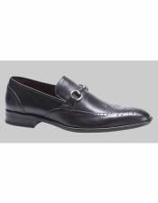  Black Wingtip Style Shoe