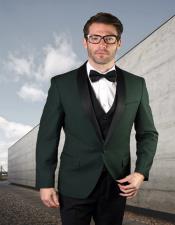  Style#-B6362 Mens 1 Button Shawl Collar Two Toned Tuxedo Dinner Jacket Blazer