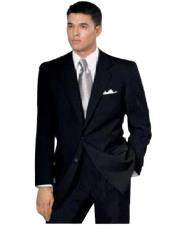  Mens Solid Black Suits Clearance Sale  