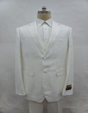  Linen-2BV White Suit
