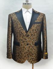  Mens Fashion Camo Ostrich looking Suit