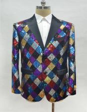  Style#-B6362 Rainbow Tuxedo with Matching Bow
