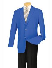  Mens Lucci Suit Royal Cheap Priced Designer Fashion Dress Casual Blazer On