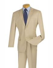  Style#-B6362 Mens Lucci Suit Beige Cheap Priced Designer Fashion Dress Casual Blazer