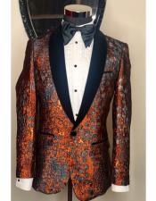  Single Breasted Bronze Shawl Black Lapel Designer Casual Cheap Priced Fashion Blazer Dress Jacket