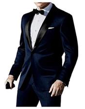  James Bond Tuxedo Navy Blue