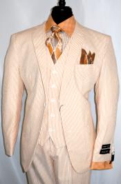  Mens Suit Peach Suit Jacket