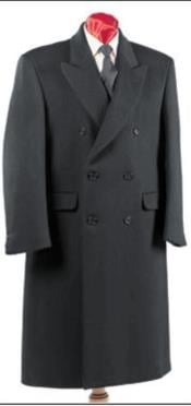  Alberto Nardoni Authentic Fully Lined Double Breasted Mens Dress Coat Wool Blend