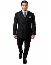  Double Breasted Suits Slim Fit Wool Suit 4 Buttons Style 2020 New