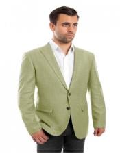  Style#-B6362 Mens Mint Linen Sports Coat