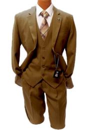  Taupe Vested Classic Fit Suit