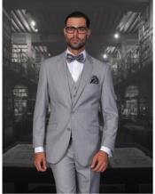 Mix and Match Suits Mens Suit Separates Wool Fabric Solid Grey Suit