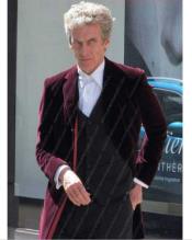  12 Doctor Who Maroon To Wool Coat
