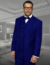  Navy Blue Classic Fit 100% wool