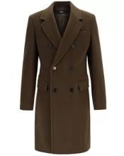  Mens Fashion Show Capsule Coat Mens double breasted wool overcoat ~ Long